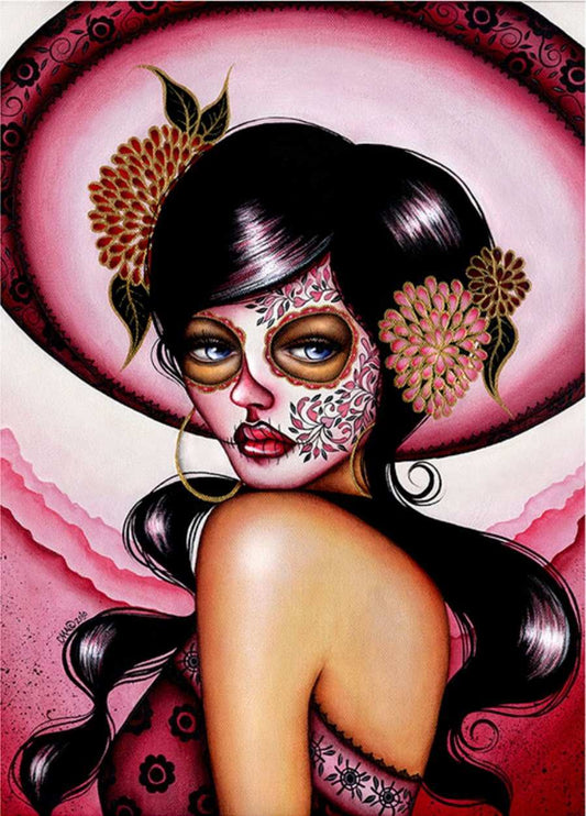 Black Market Art Company The Pink Sombrero Print - Black Market Art Company - Flyclothing LLC