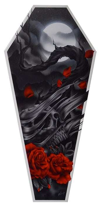 Black Market Art Company The Sad Truth & Stretched Canvas Coffin Print - Black Market Art Company - Flyclothing LLC