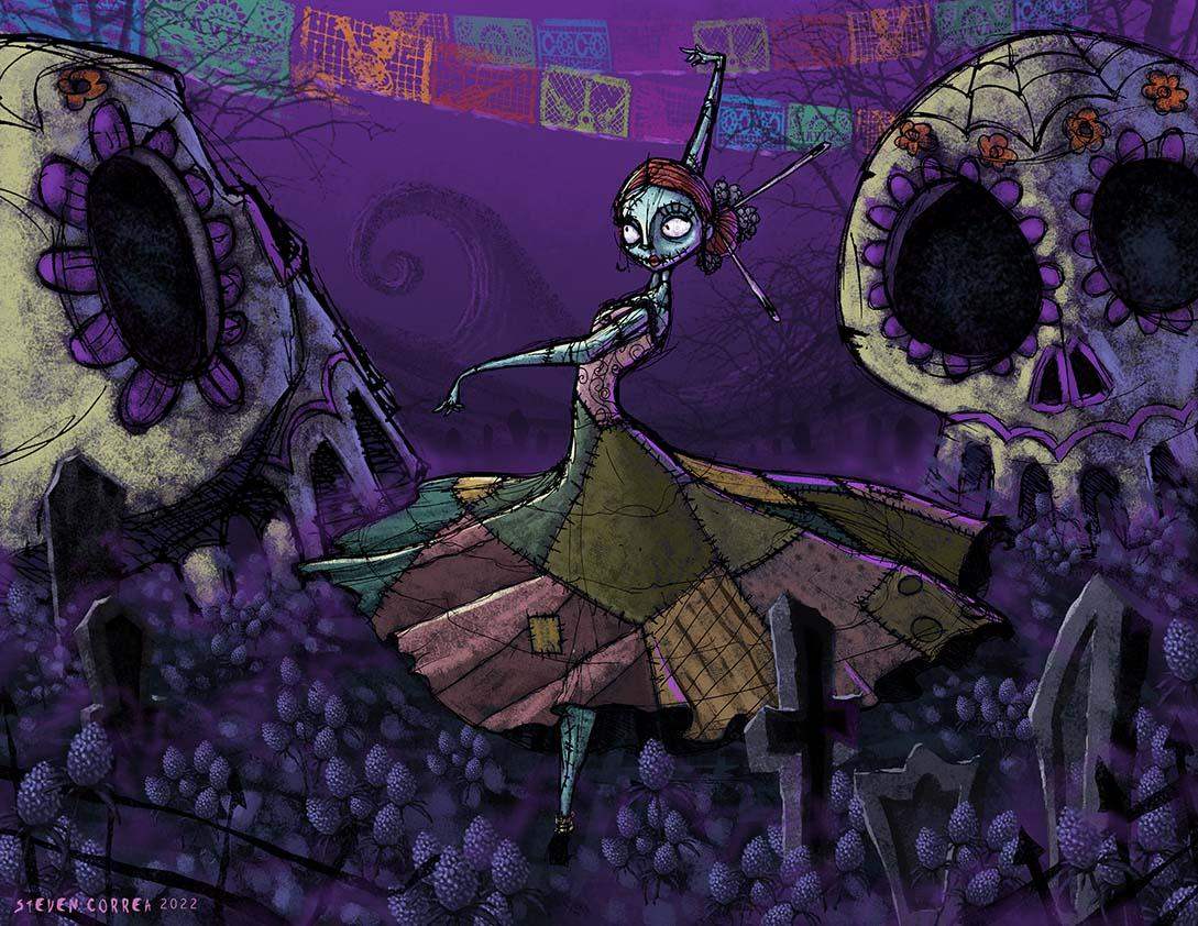 Black Market Art Company The Sally Dance Print - Black Market Art Company - Flyclothing LLC