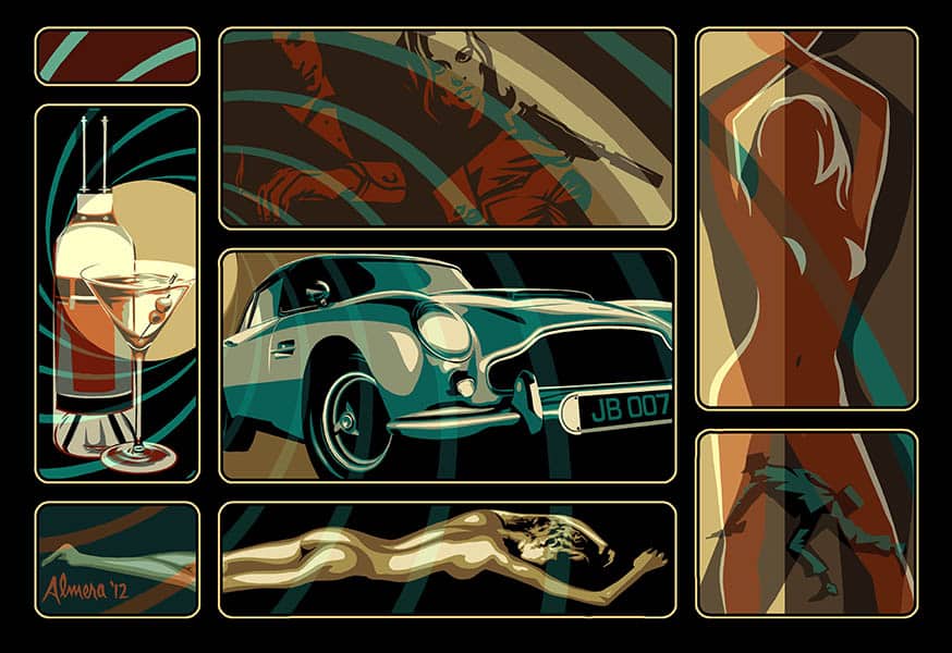 Black Market Art Company The Spy Print