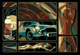 Black Market Art Company The Spy Print