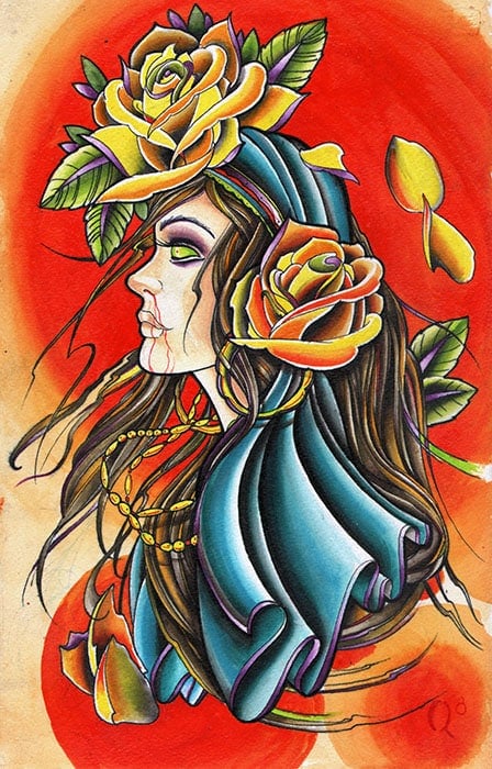 Black Market Art Company The Sun Print