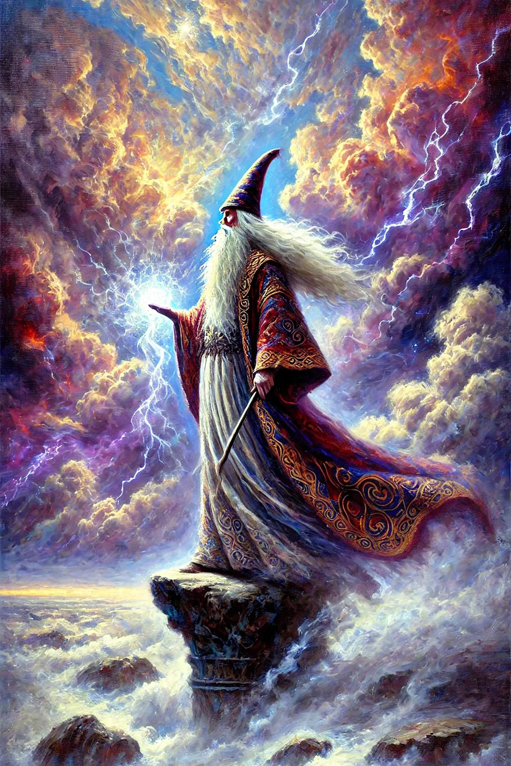 Black Market Art Company THE WIZARD & Fantasy Art Prints Print - Black Market Art Company - Flyclothing LLC