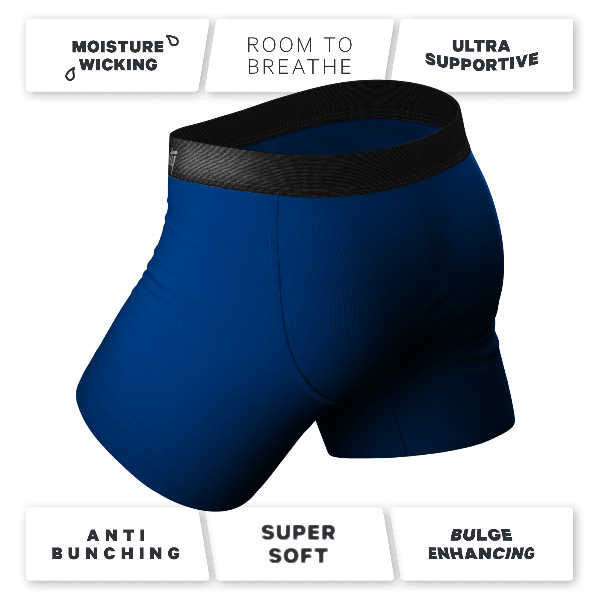 The 3 Legged Race | Solid Ball Hammock® Boxer Brief 3 Pack - Shinesty