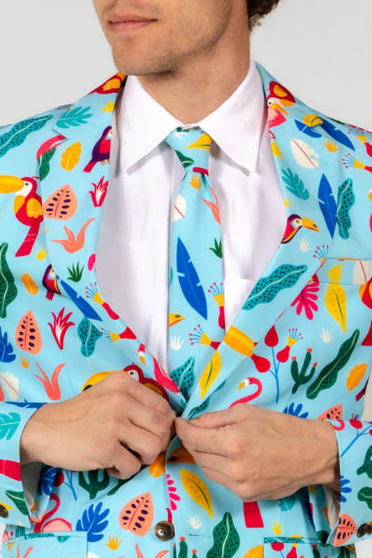 The Birds Of Paradise | Tropical Bird Tie - Shinesty