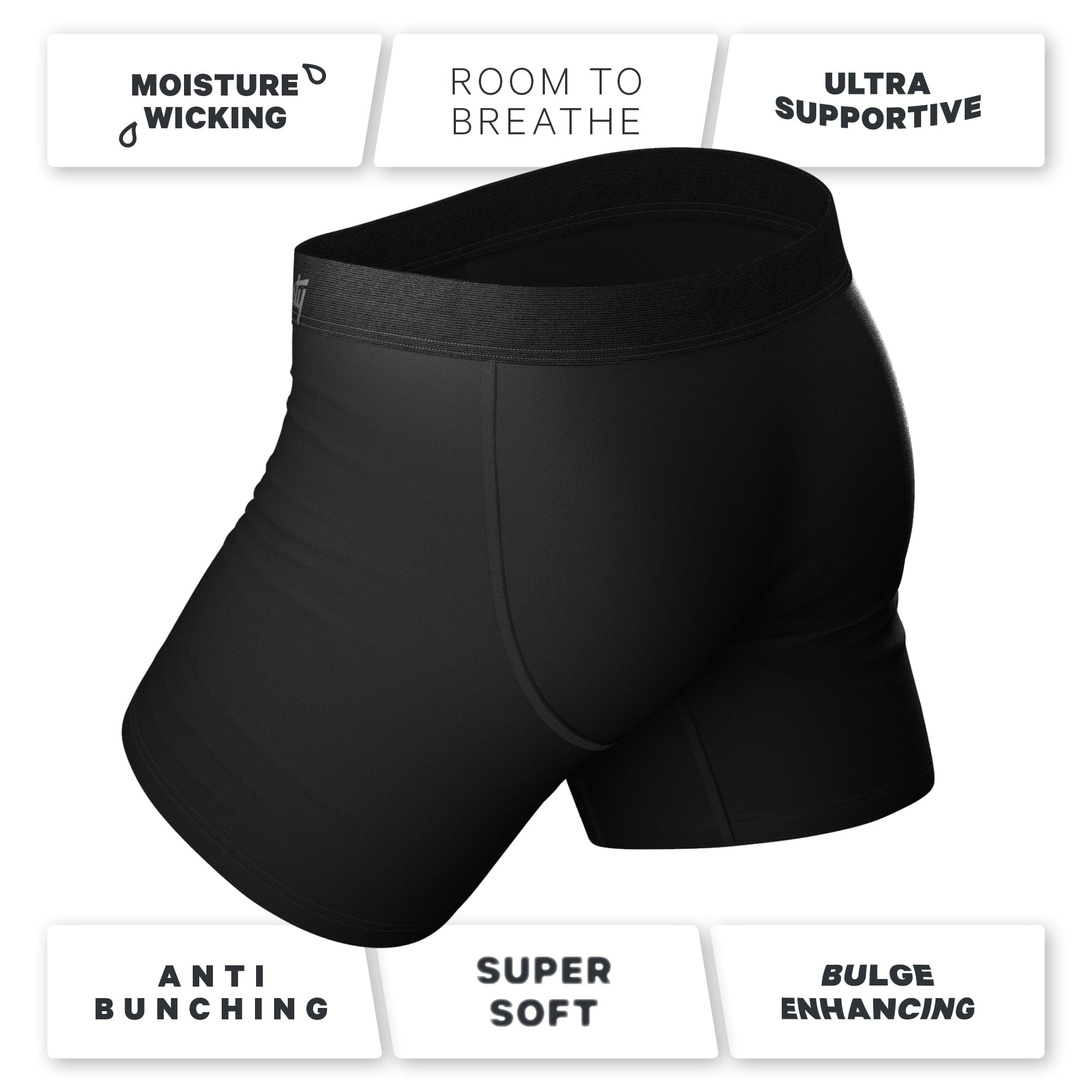 The Bread and Butter | Best Sellers Ball Hammock® Pouch Underwear with Fly 5 Pack - Shinesty