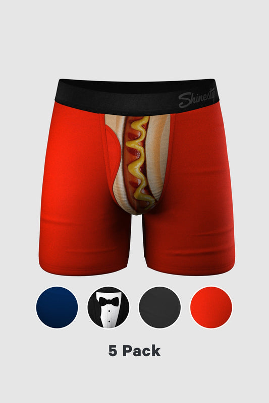 The Bread and Butter | Best Sellers Ball Hammock® Pouch Underwear with Fly 5 Pack - Shinesty