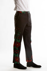 The Centerpiece | Poinsettia Ugly Christmas Suit - Shinesty