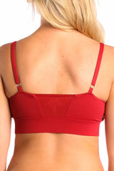 The Cherry Pie | Burgundy paradICE™ Cooling Bralette - Shinesty
