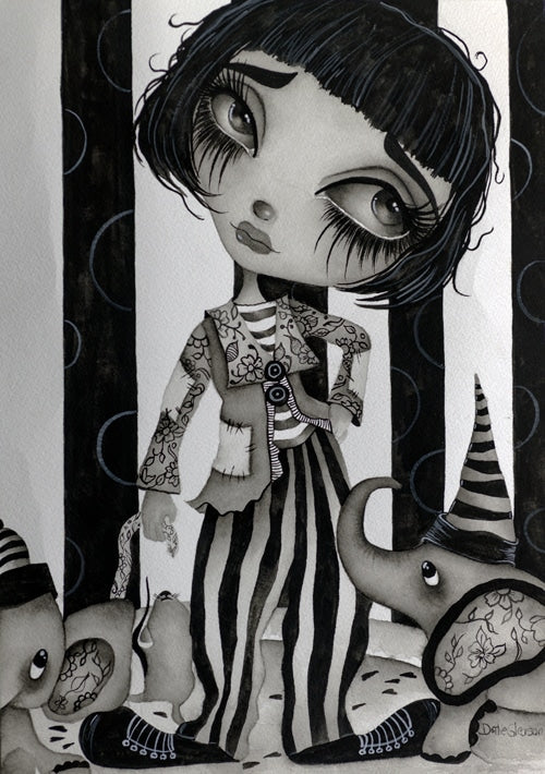 Black Market Art Company The Circus Print