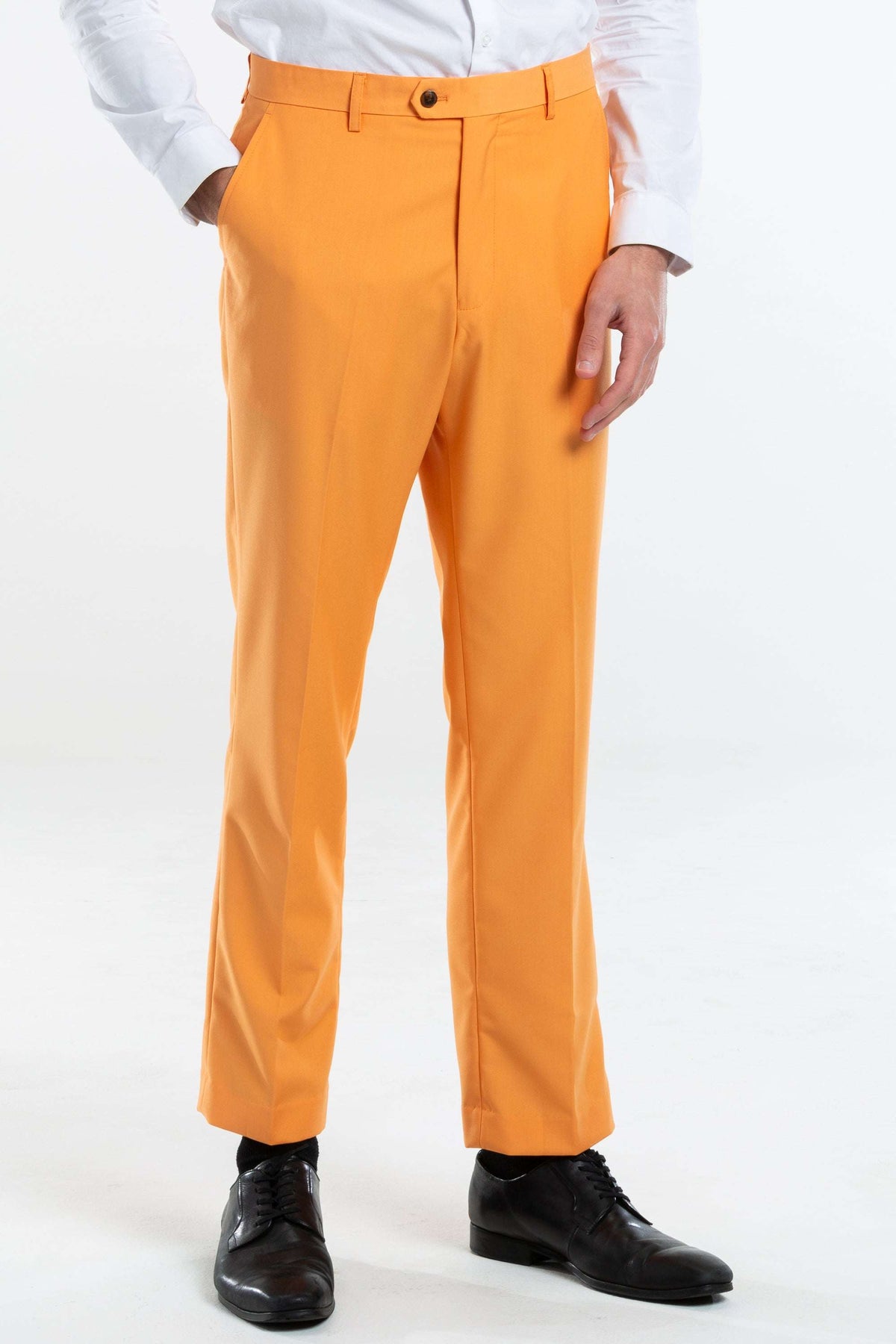 The Creamsicle | Orange Pastel Suit Pants - Shinesty - Flyclothing LLC