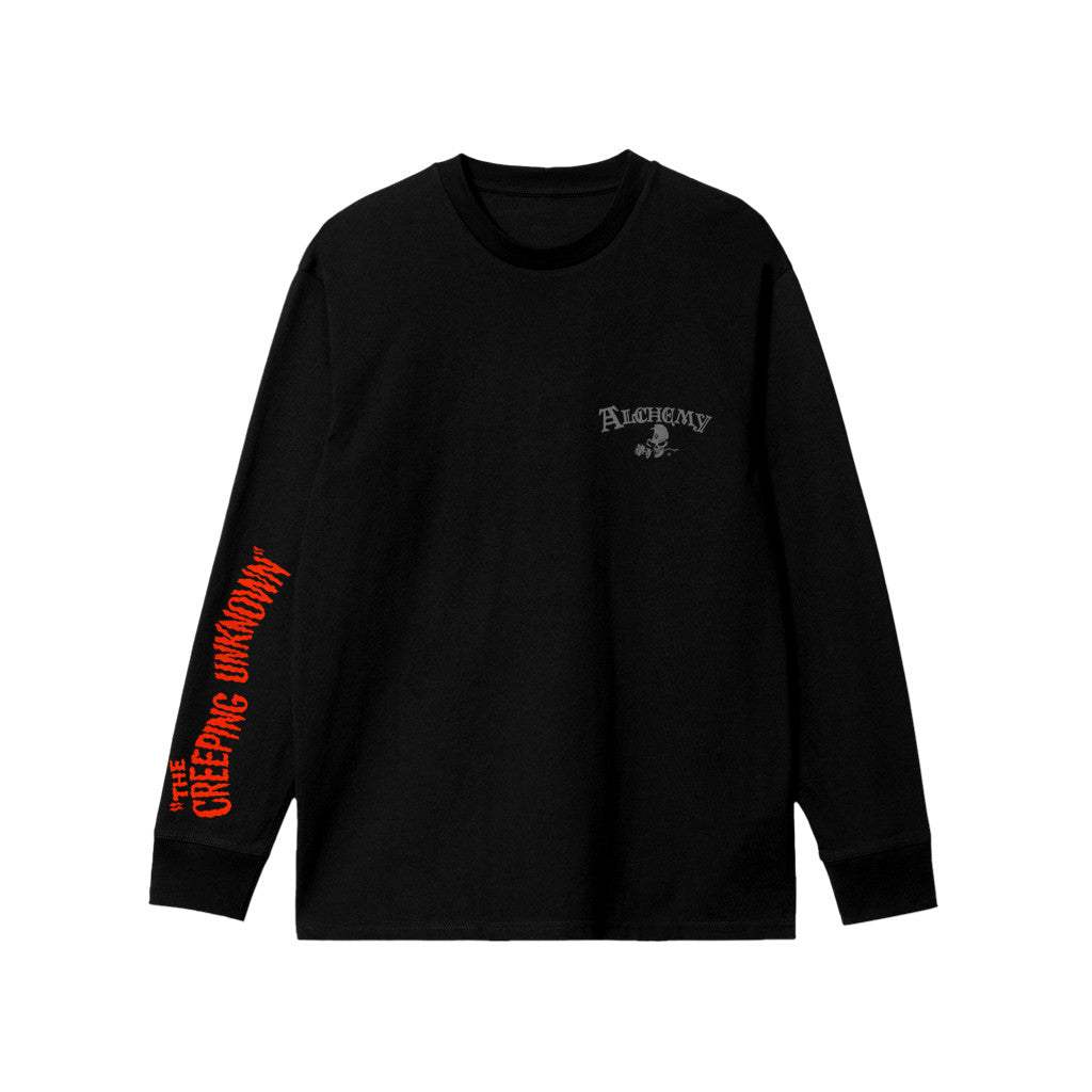 The Creeping Unknown L/S T-Shirt - Black - Alchemy of England - Flyclothing LLC