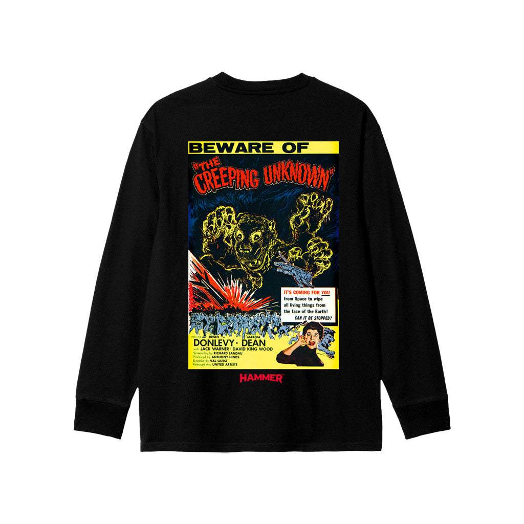 The Creeping Unknown L/S T-Shirt - Black - Alchemy of England - Flyclothing LLC