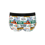 The DMV Catastrophe | License Plates Ball Hammock® Pouch Underwear Briefs - Shinesty - Flyclothing LLC