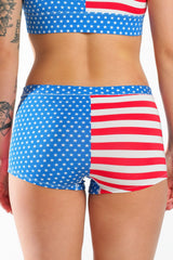 The Ellis Island | USA Flag Modal Boyshort Underwear - Shinesty
