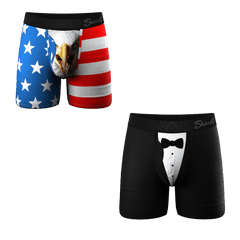 The Gentlemans Choice | Best Sellers Ball Hammock® Pouch Underwear With Fly 4 Pack - Shinesty