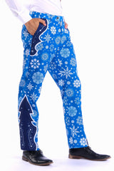 The Ice Never Melts | Blue Snowflake Christmas Suit - Shinesty