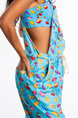 The Innuendo | Emoji Print Ladies Pajamaralls® - Shinesty