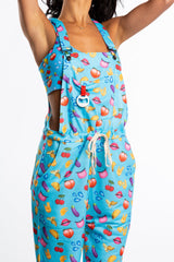 The Innuendo | Emoji Print Ladies Pajamaralls® - Shinesty