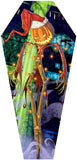 Black Market Art Company The Jack O Lantern & Stretched Canvas Coffin Print