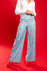 The Peppermint Pimp Canes | Candy Cane Women's Suit Pants - Shinesty
