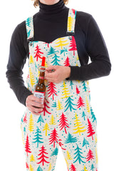 The Pine Tree Playboy | Retro Christmas Trees Pajamaralls® - Shinesty