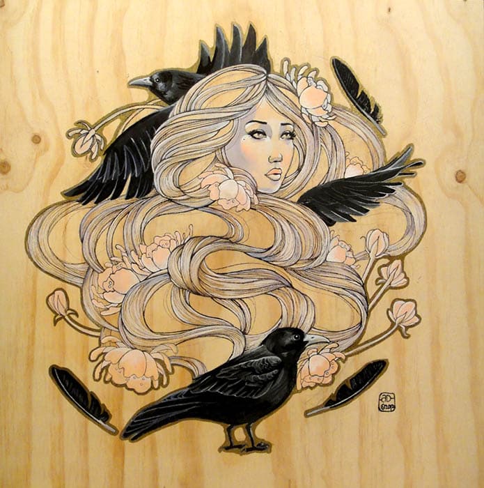 Black Market Art Company The Raven Print