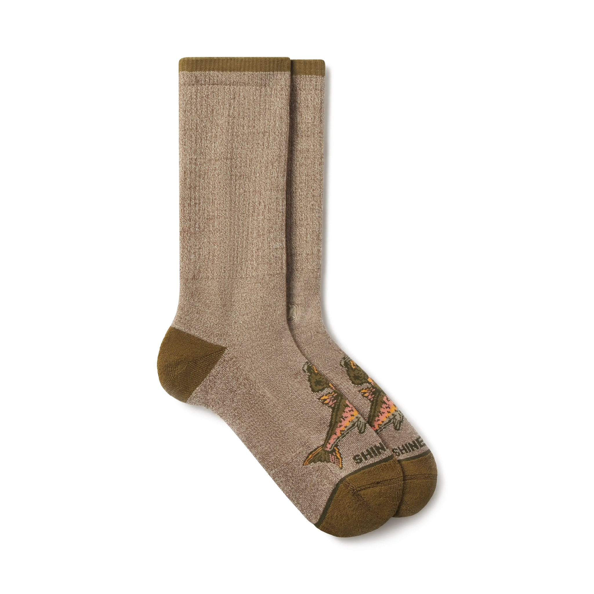 The Rowdy Angler | Fish Cowboy Heel Hammock™ Crew Socks - Shinesty - Flyclothing LLC