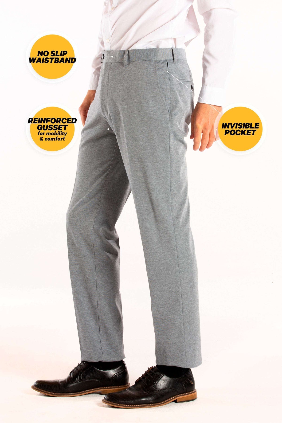 The Scholar | Charcoal Ultimate Suit Pants - Shinesty - Flyclothing LLC