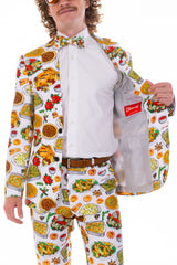 The Spread | White Thanksgiving Suit - Shinesty