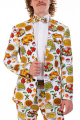 The Spread | White Thanksgiving Suit - Shinesty