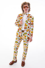 The Spread | White Thanksgiving Suit - Shinesty