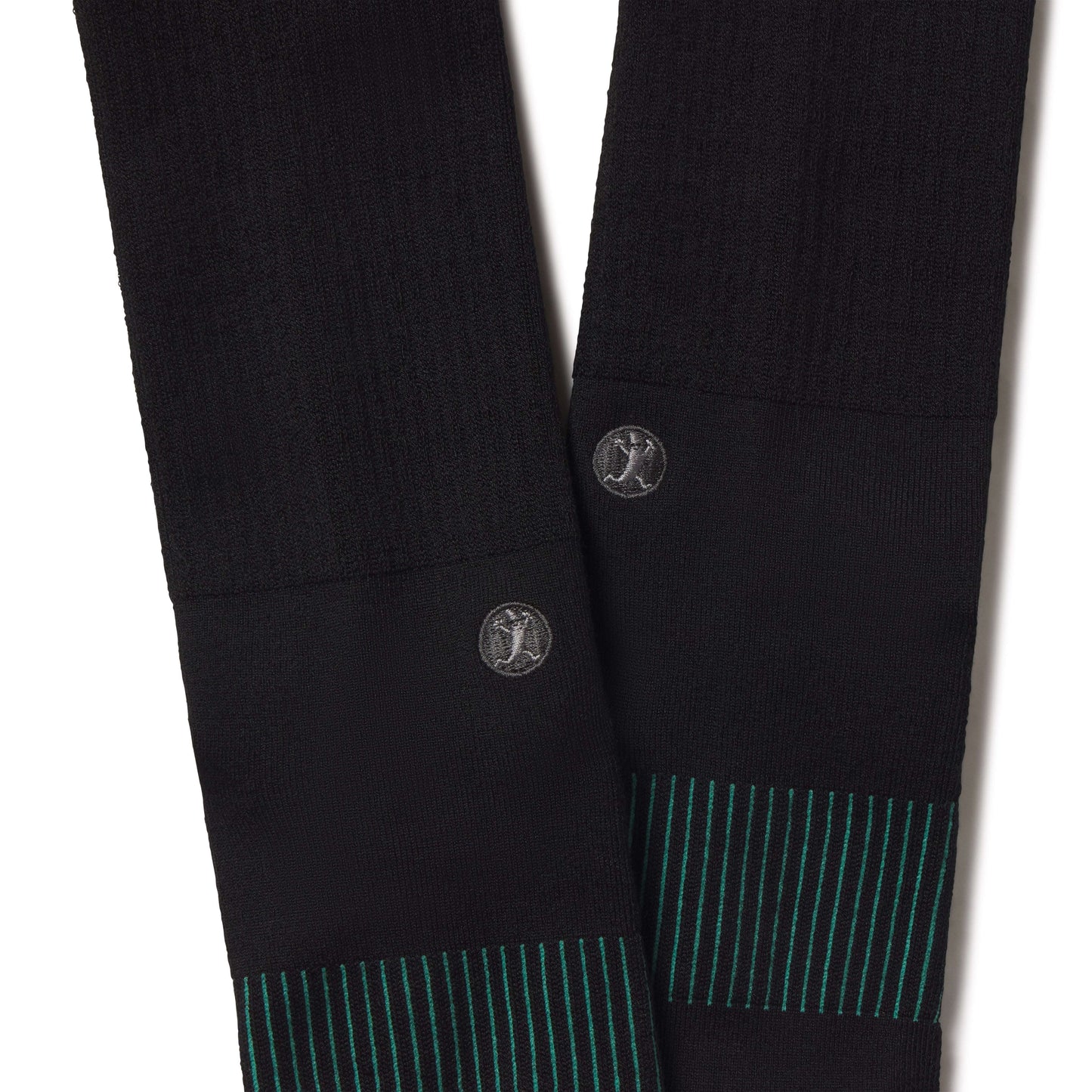 The Threat Level Midnight | Black Stay Weird Heel Hammock™ Crew Socks
