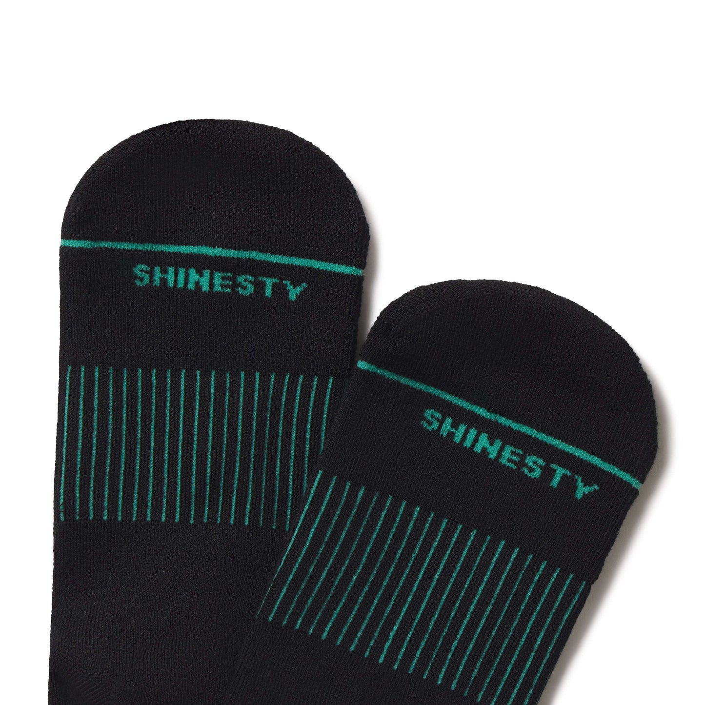 The Threat Level Midnight | Black Stay Weird Heel Hammock™ Crew Socks