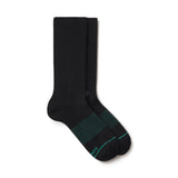 The Threat Level Midnight | Black Stay Weird Heel Hammock™ Crew Socks