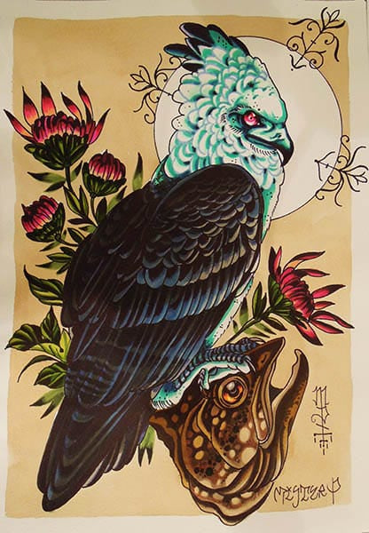 Black Market Art Company The Hunter Print