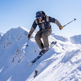 The Ski Naked | Skier 5-Panel Corduroy Snapback Hat