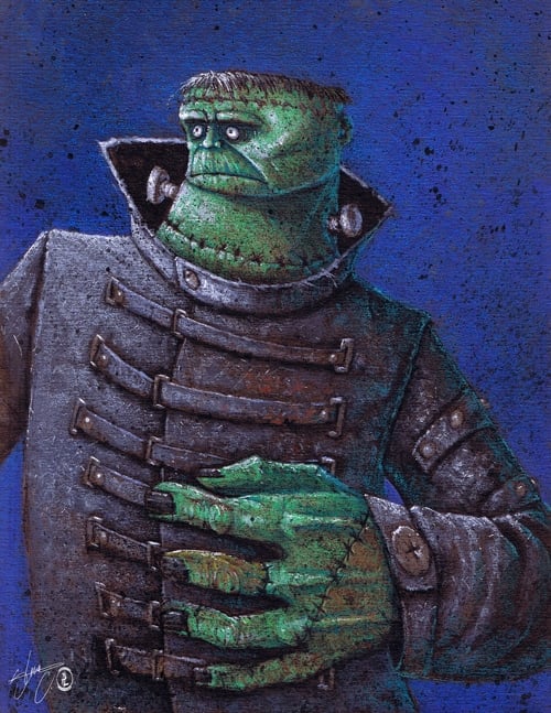 Black Market Art Company The Monster Print