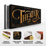 Theater Sign IX - Tailored Canvases - Flyclothing LLC