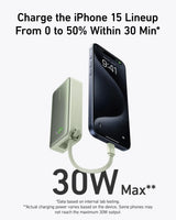 Anker Nano Power Bank (30W, Built-In USB-C Cable) - Anker - Flyclothing LLC