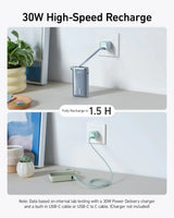 Anker Nano Power Bank (30W, Built-In USB-C Cable) - Anker - Flyclothing LLC