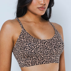 The Wild Cat | Leopard Print Bralette - Shinesty