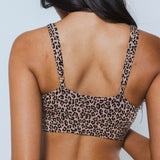 The Wild Cat | Leopard Print Boob Hammock™ Scoop Bralette
