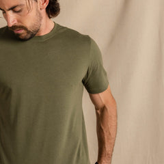 The Everyman™ Tee - Olive | Mens T-Shirt ft. Super Stupid-Soft™ Fabric - Shinesty