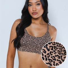 The Wild Cat | Leopard Print Bralette - Shinesty