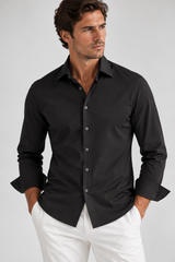 'Single Shot' Long Sleeve Shirt - Black - Buki - Flyclothing LLC