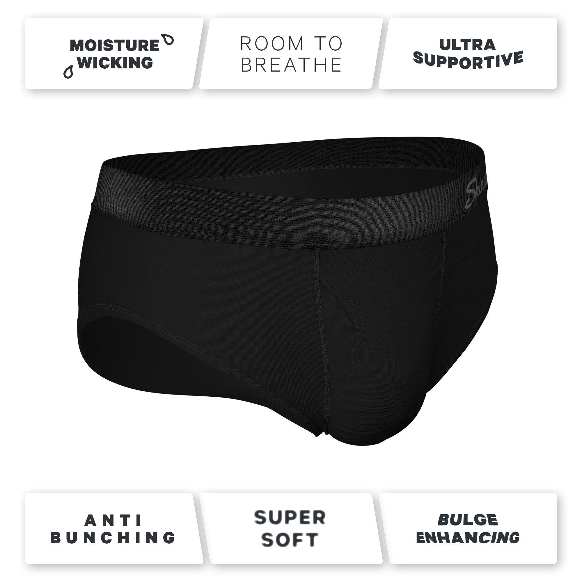 The Threat Level Midnight | Black Ball Hammock® Pouch Underwear Briefs