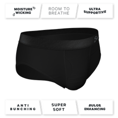 The Threat Level Midnight | Black Ball Hammock® Pouch Underwear Briefs - Shinesty