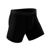 The Threat Level Midnight | Black Fart Proof Ball Hammock® Pouch Underwear - Shinesty - Flyclothing LLC