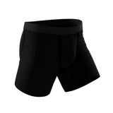 The Threat Level Midnight | Black XTREME Fart Proof Ball Hammock® Boxer - Shinesty - Flyclothing LLC